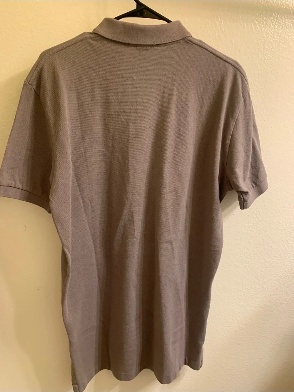 Ralph Lauren Polo Shirt Taupe with Navy Pony Embroidery